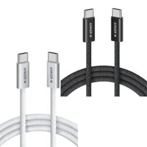 Anker 240W USB-C to USB-C Cable 1M- Black & white